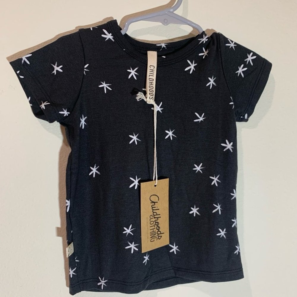 NWT Childhoods Clothing black modal top size 18-24m